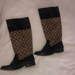 Coach riding boots